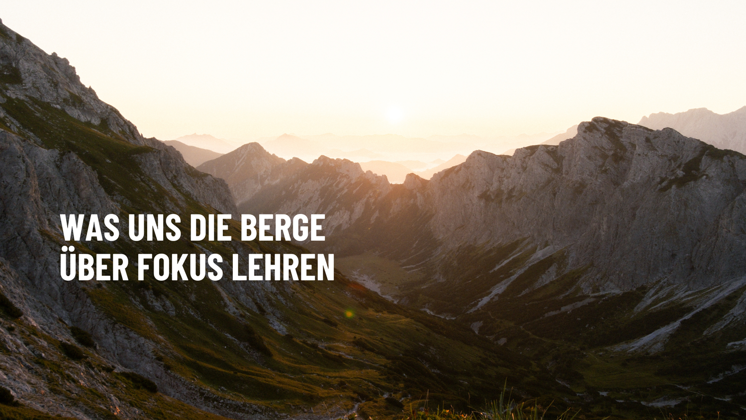 Warum klare Gedanken oft erst dort entstehen, wo der Empfang endet.