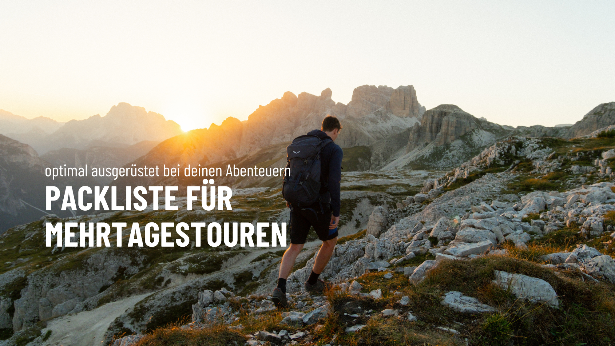 Packliste für Mehrtagestouren – was du wirklich brauchst