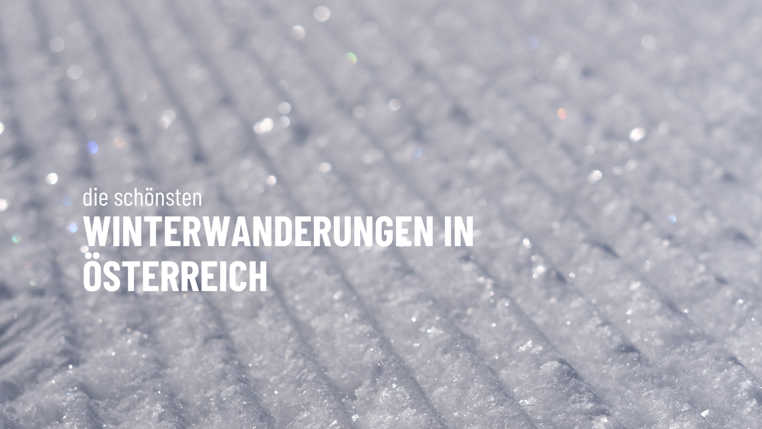 Die schönsten Winterwanderungen in Österreich