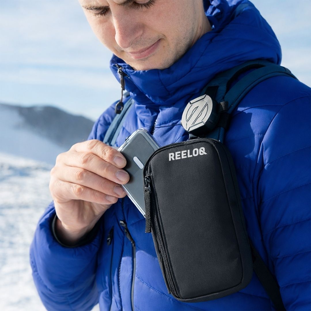 handytasche für wanderrucksack REELOQ Wetterfeste Handytasche mit Zusatzfach