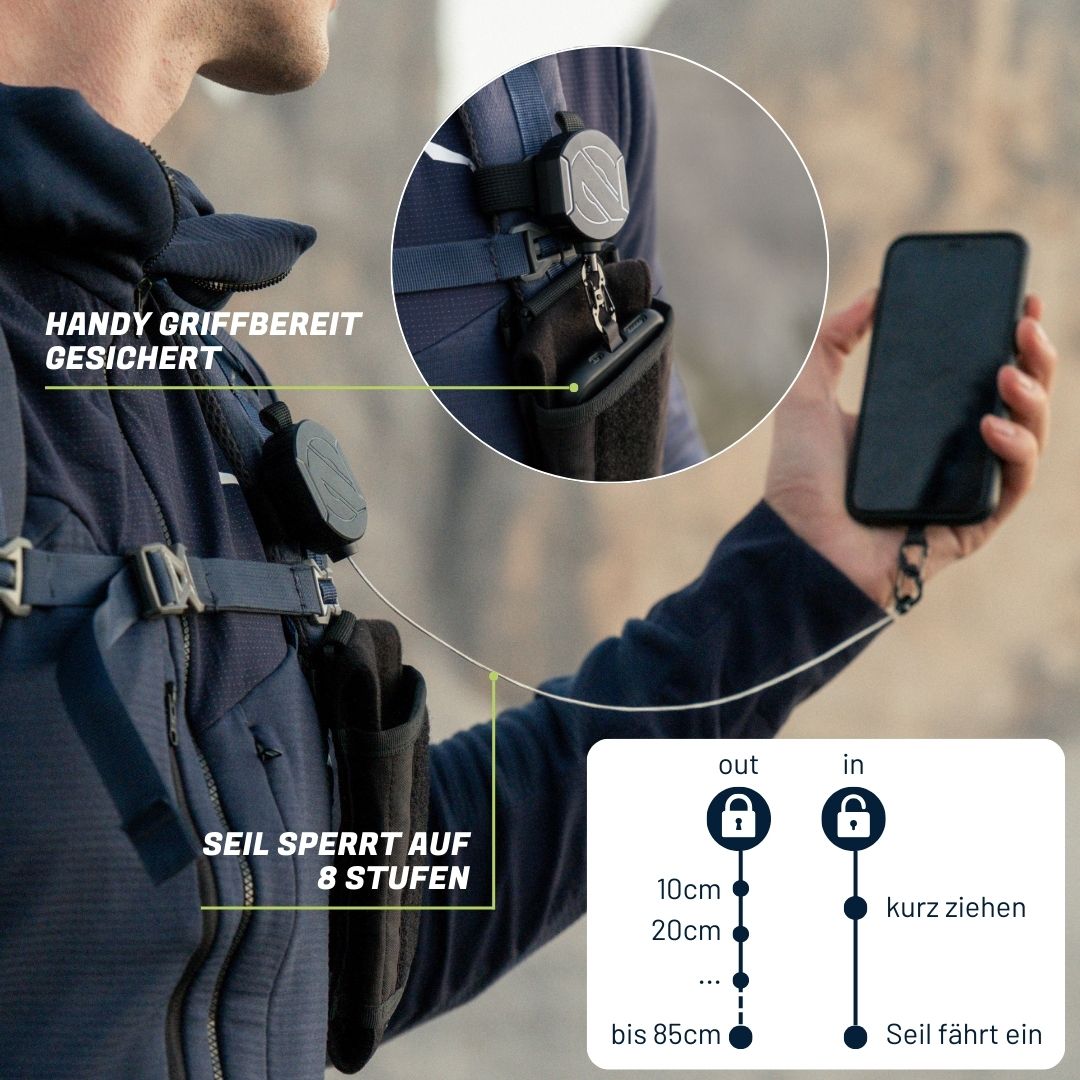 REELOQ PRO smartphone anti-drop device